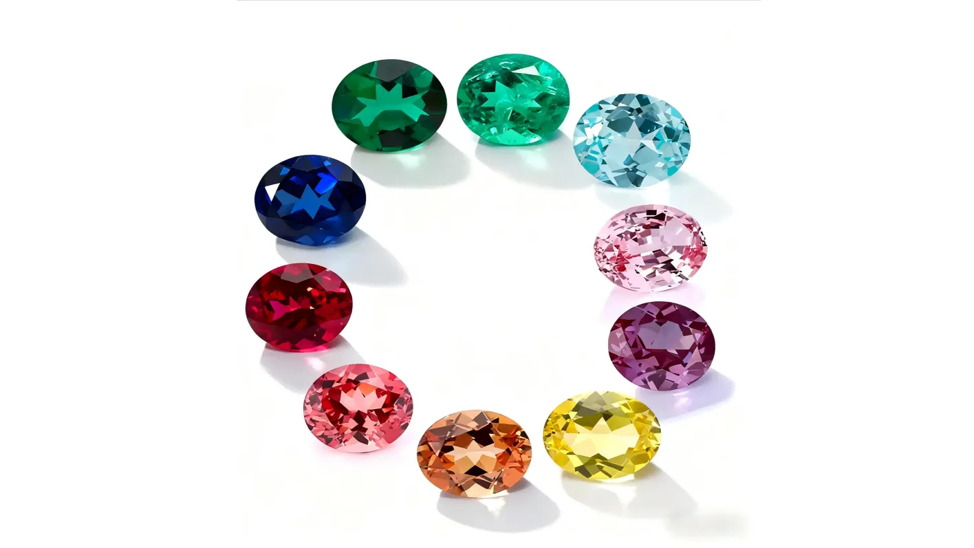 Lab-grown gemstone jewelry