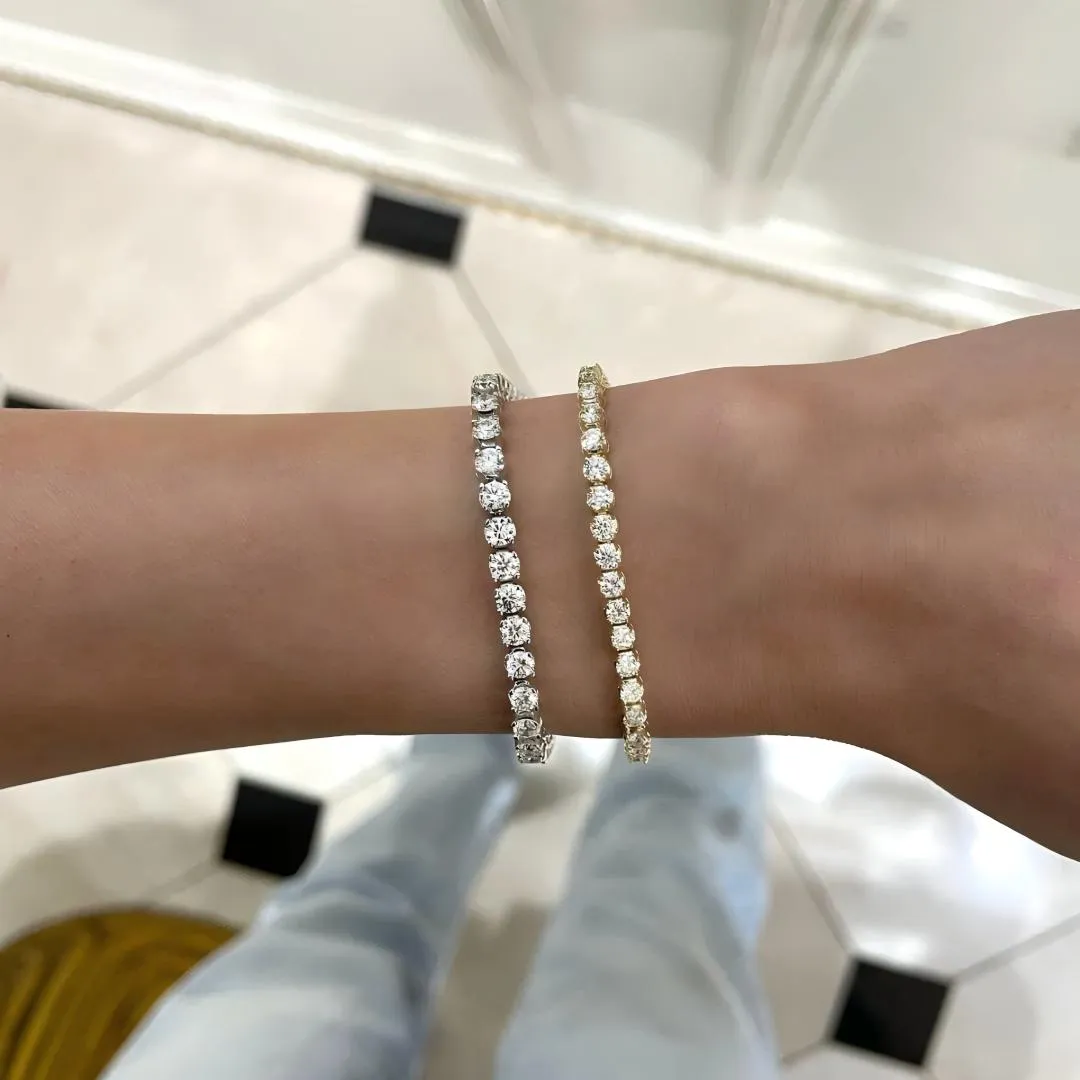 Diamond tennis bracelets