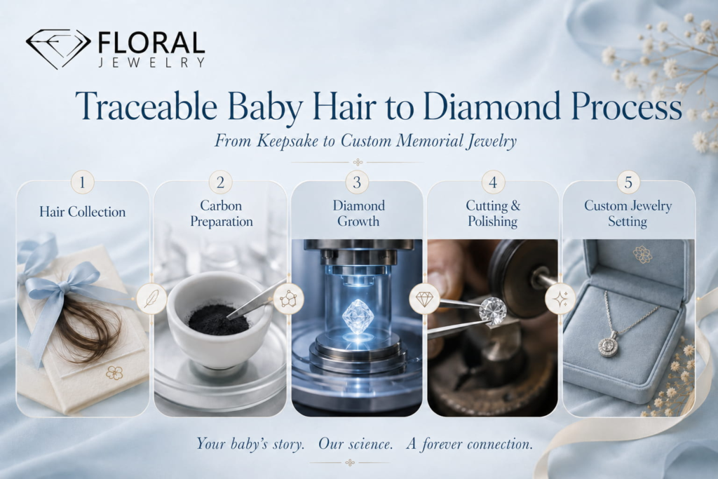 Baby Hair Memorial Diamond Guide: A Traceable Journey from First Haircut to Diamond