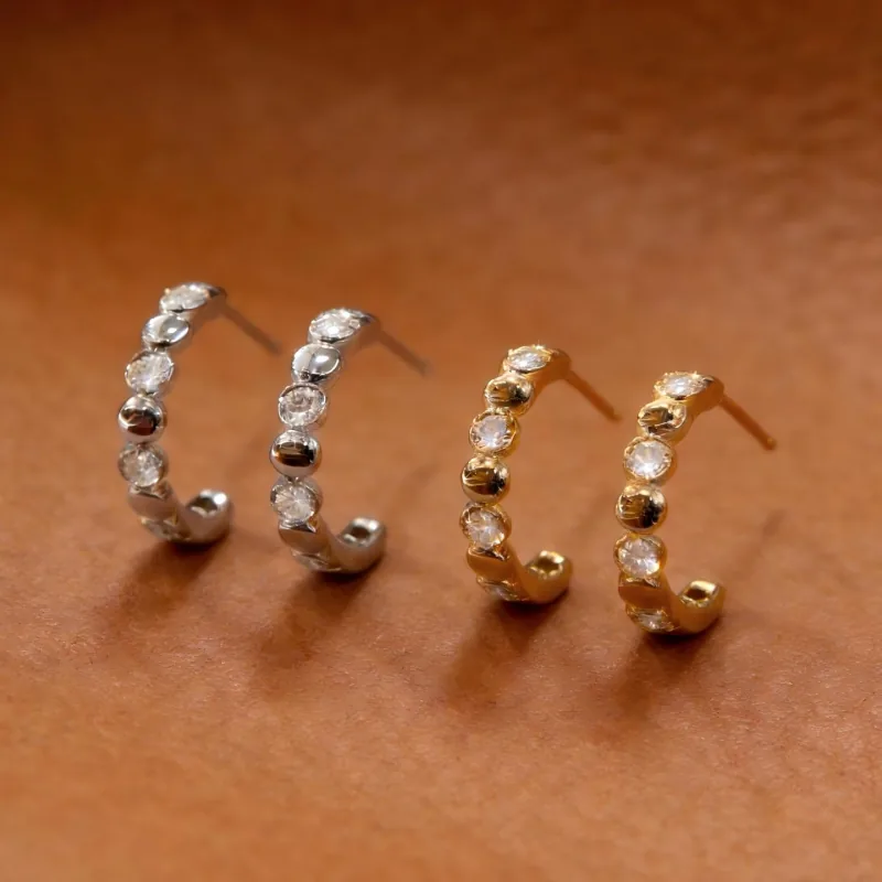 Bubble Lab-Grown Diamond Stud Earring Development
