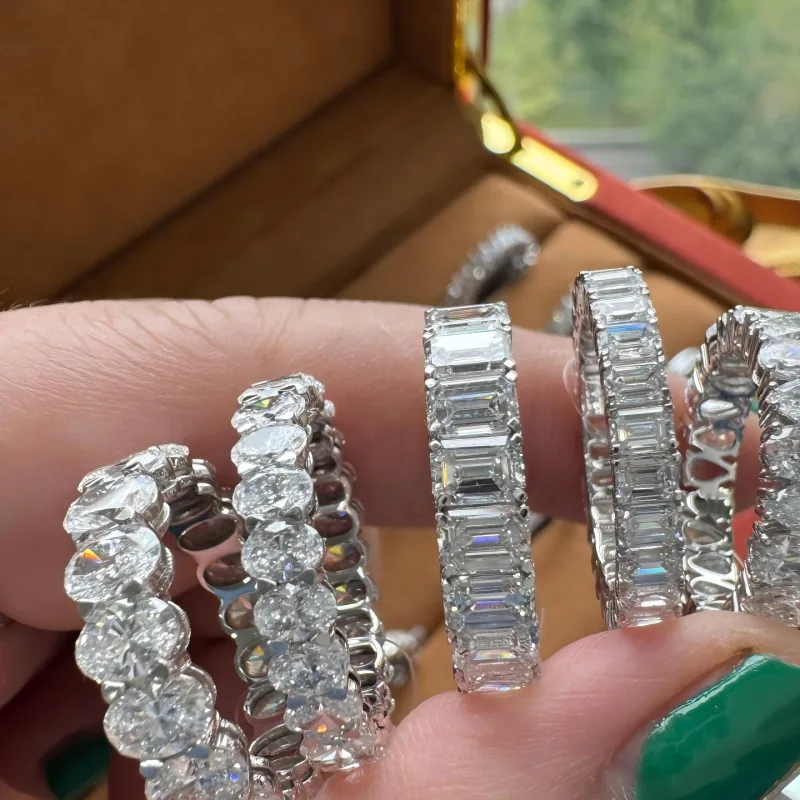 Lab-Grown Diamond Eternity Band Manufacturing