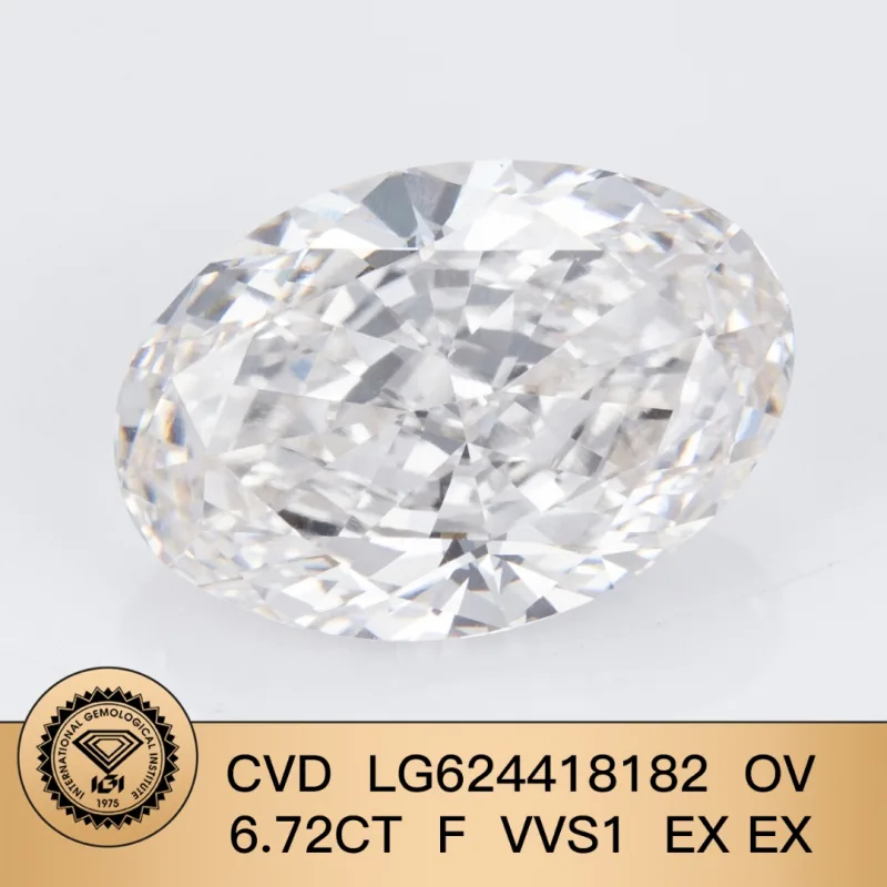 6.72ct Oval IGI Lab-Grown Diamond Sourcing