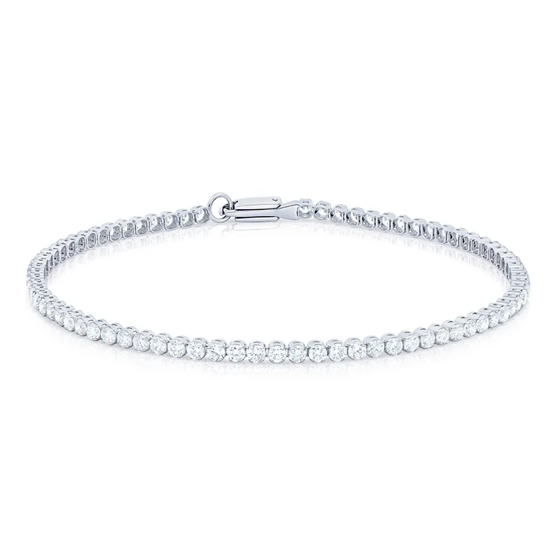White Gold Lab-Grown Diamond Tennis Bracelet Development